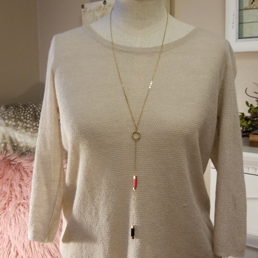 Howlite Necklace Multi Layer - Picture 4 of 5